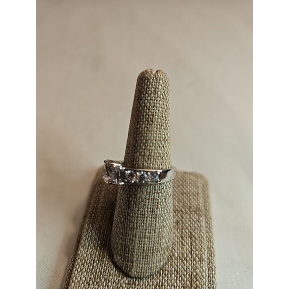 Sterling Silver Ring 925 Round and oblong stones size 7 - Picture 4 of 7